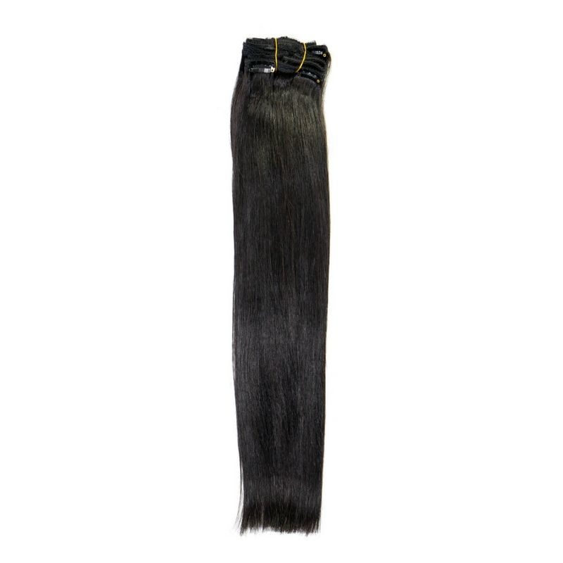 Natural Black 1b Clip In Extensions